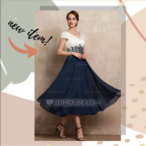 Nwt! JJ’s house blue navy dress